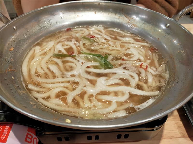 うどんウエストのもつ鍋うどん